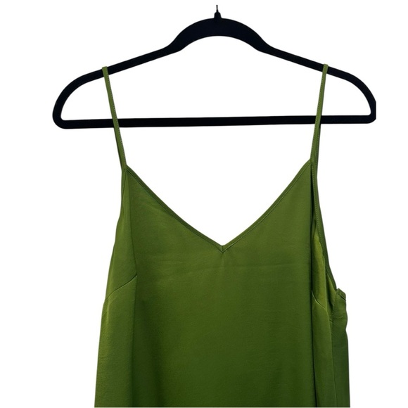 Target A New Day Slip Dress Midi Green Medium - Picture 3 of 9